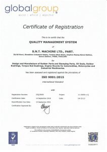 SNT AUTOPART Oil Seal ISO 9001:2015 Certification